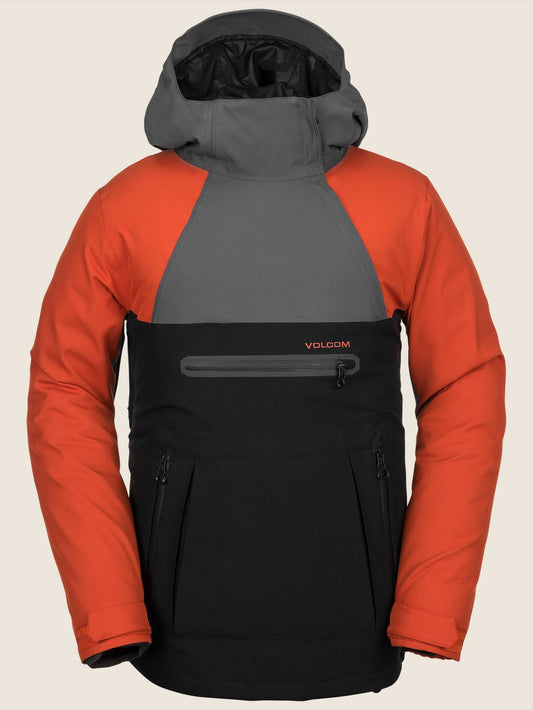 Brighton Pullover Jacket - Burnt Orange