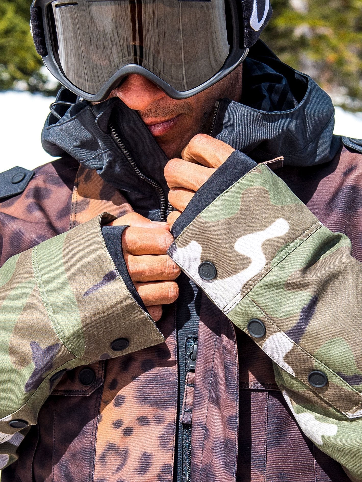 Mens Creedle2Stone Jacket - Cheetah