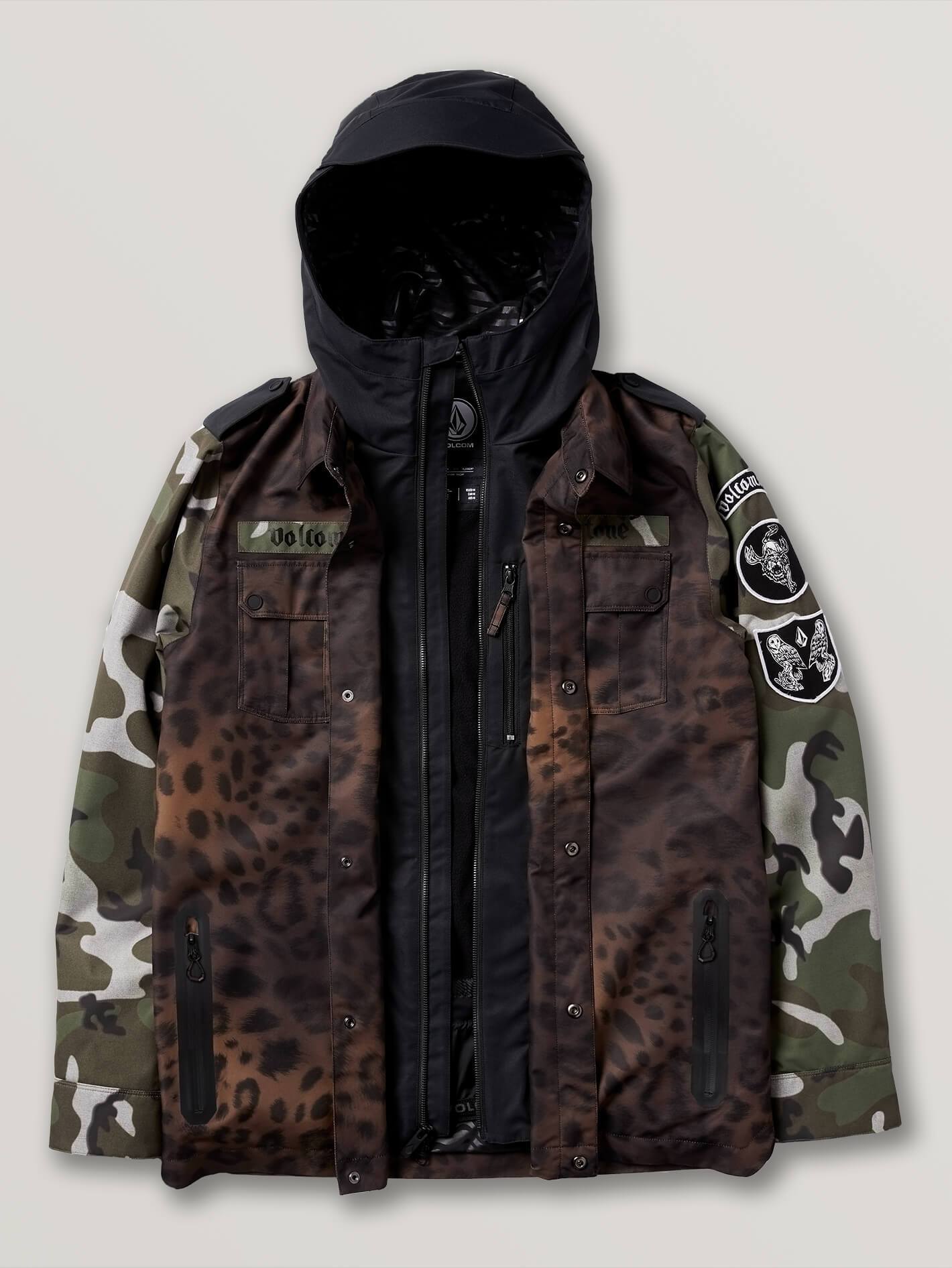 Mens Creedle2Stone Jacket - Cheetah