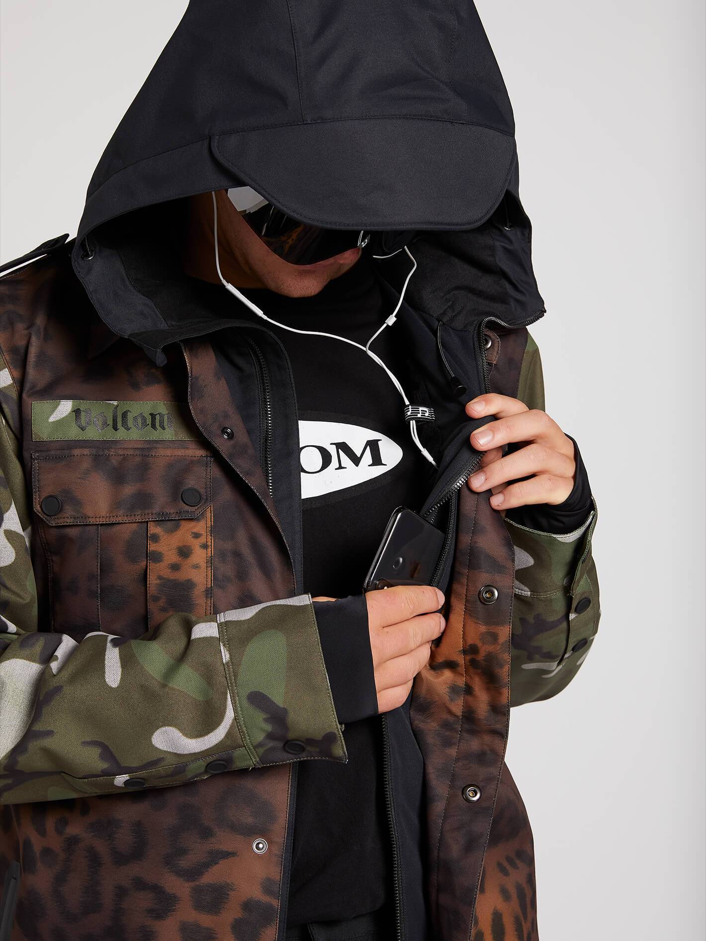 Mens Creedle2Stone Jacket - Cheetah