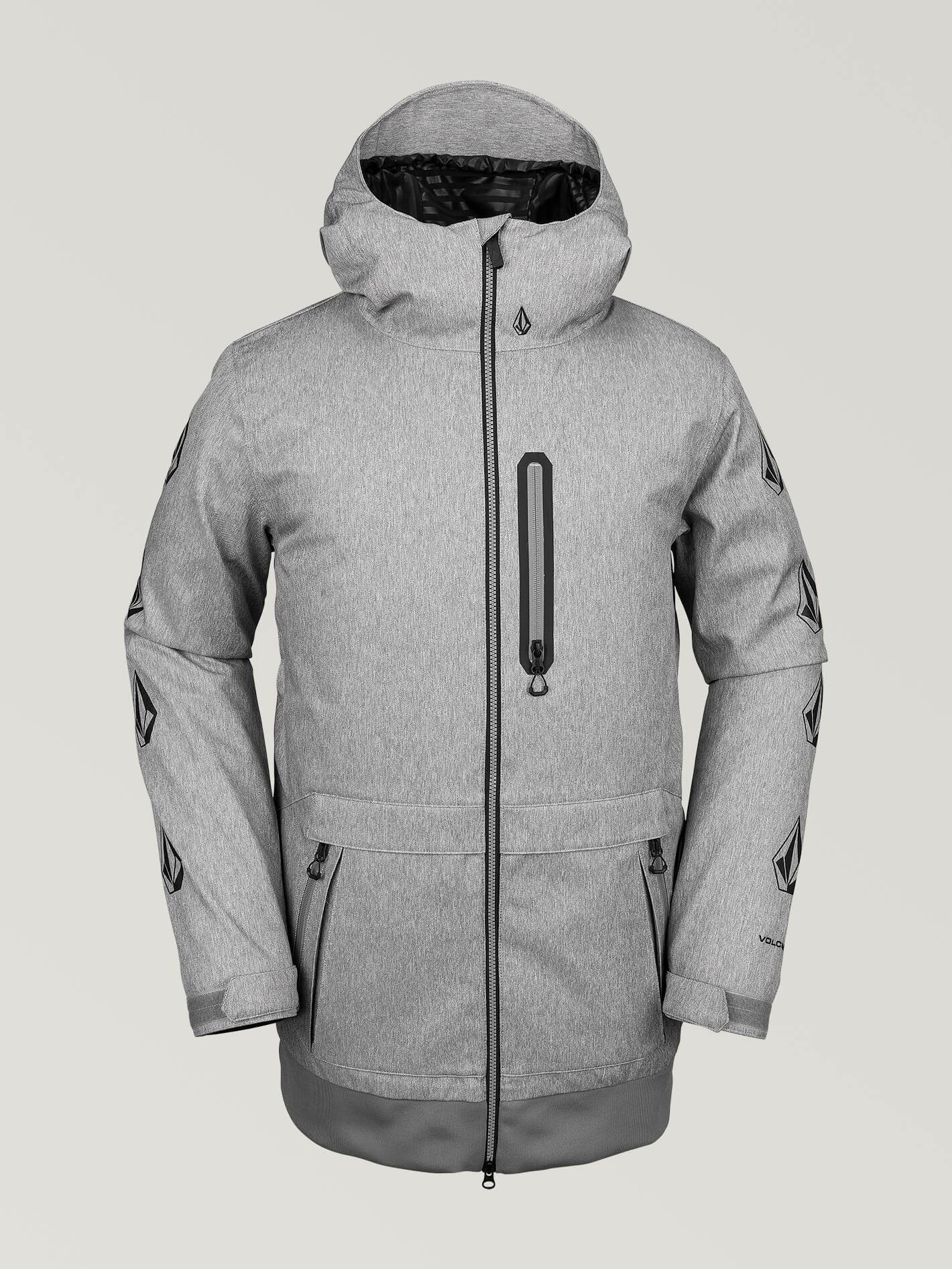 Mens D.S. Long Jacket - Heather Grey