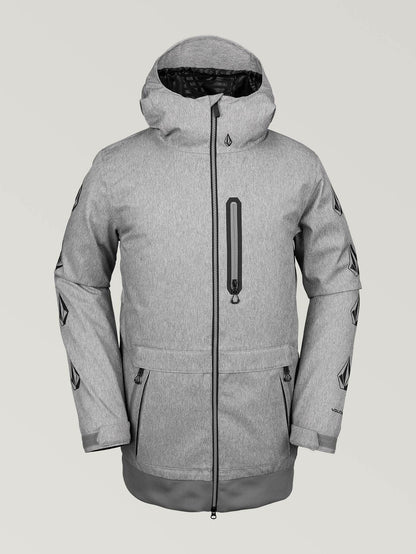 Mens D.S. Long Jacket - Heather Grey
