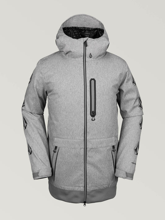Mens D.S. Long Jacket - Heather Grey