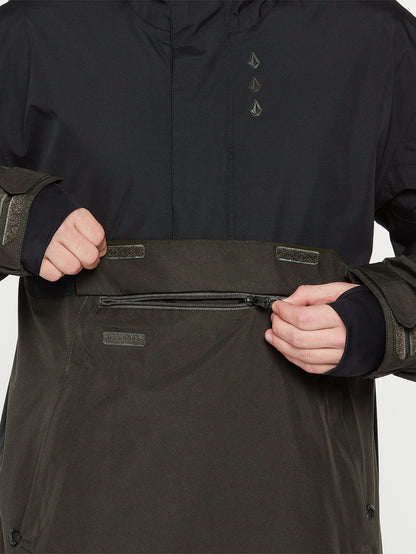 Melo Gore-Tex Pullover Jacket - BLACK GREEN