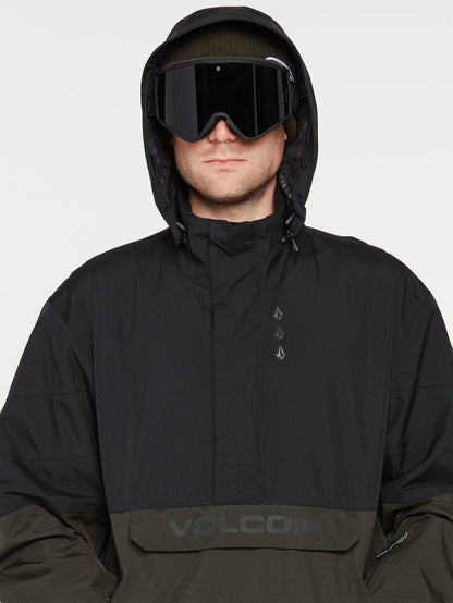 Melo Gore-Tex Pullover Jacket - BLACK GREEN