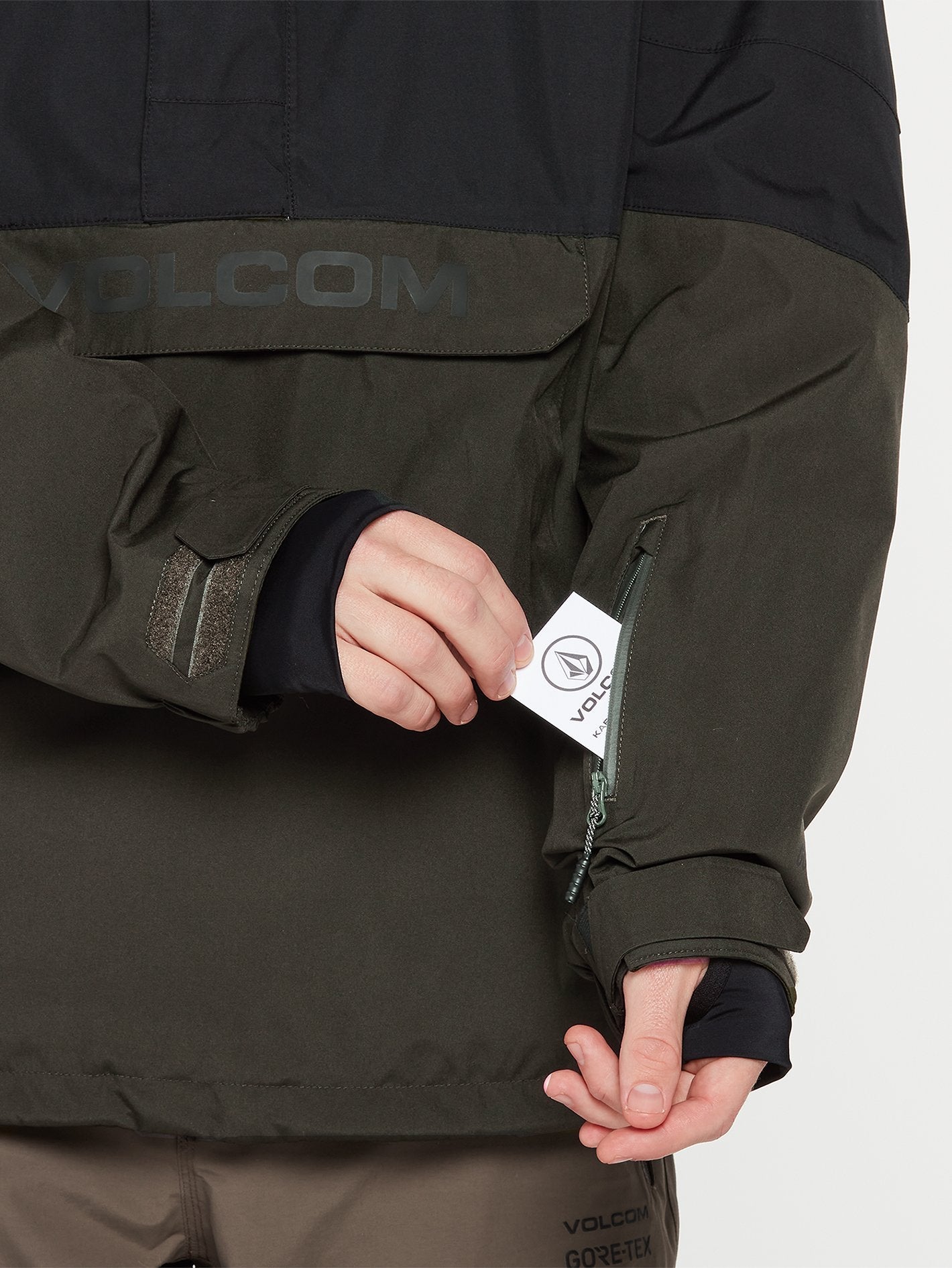 Melo Gore-Tex Pullover Jacket - BLACK GREEN