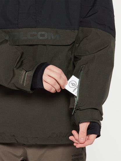 Melo Gore-Tex Pullover Jacket - BLACK GREEN