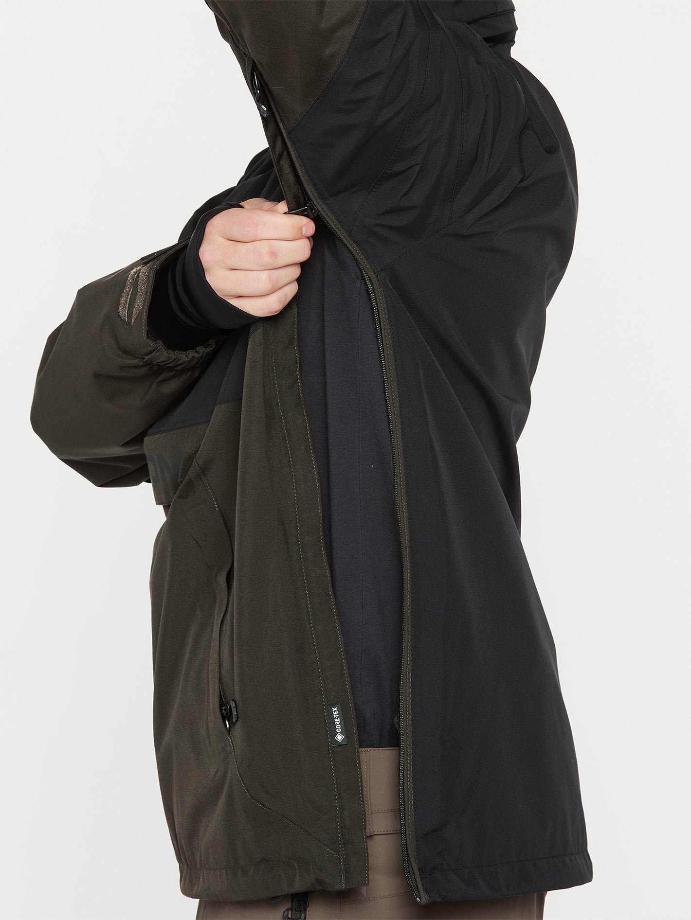 Melo Gore-Tex Pullover Jacket - BLACK GREEN