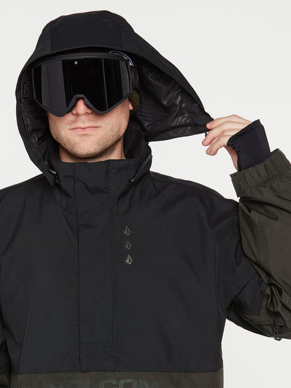 Melo Gore-Tex Pullover Jacket - BLACK GREEN