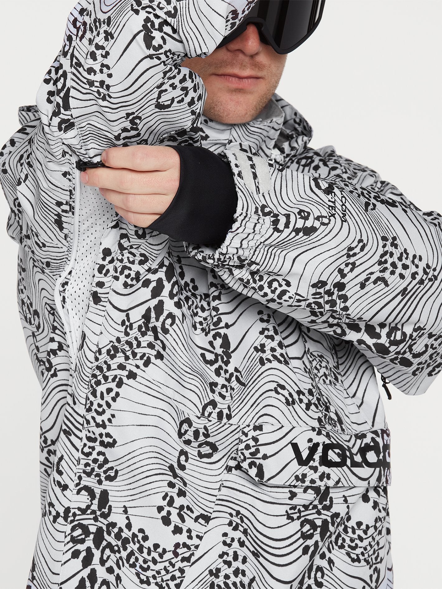 Melo Gore-Tex Pullover Jacket - WHITE PRINT