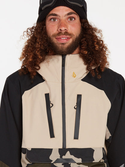 Brighton Pullover Jacket - DRILL KHAKI