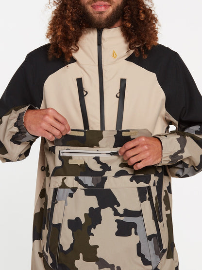 Brighton Pullover Jacket - DRILL KHAKI