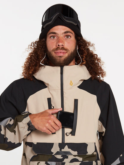 Brighton Pullover Jacket - DRILL KHAKI