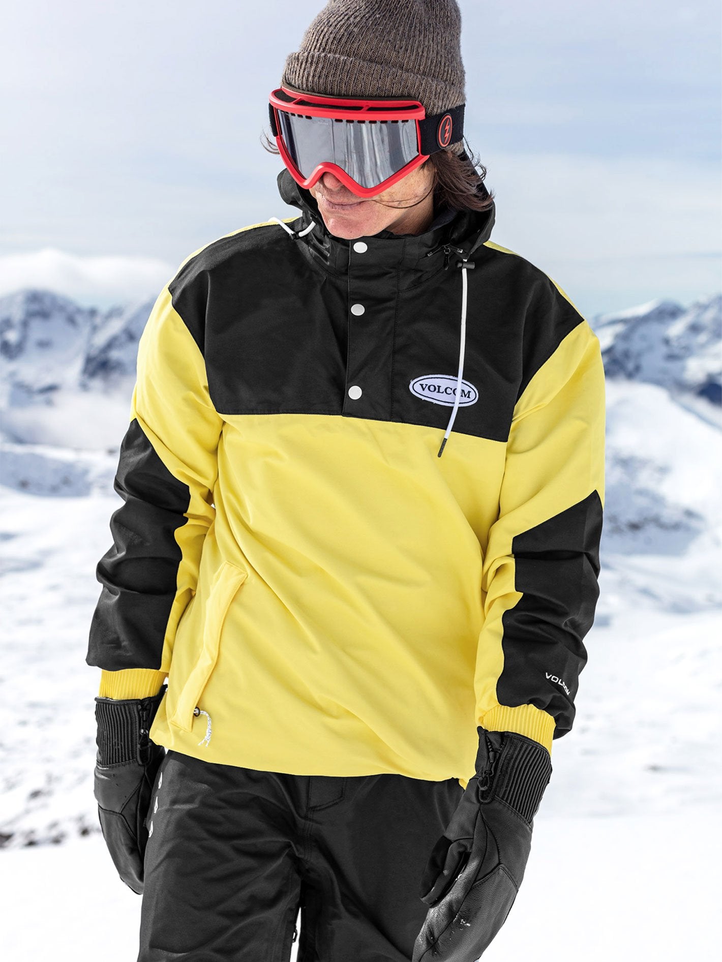 Longo Pullover Jacket - FADED LEMON