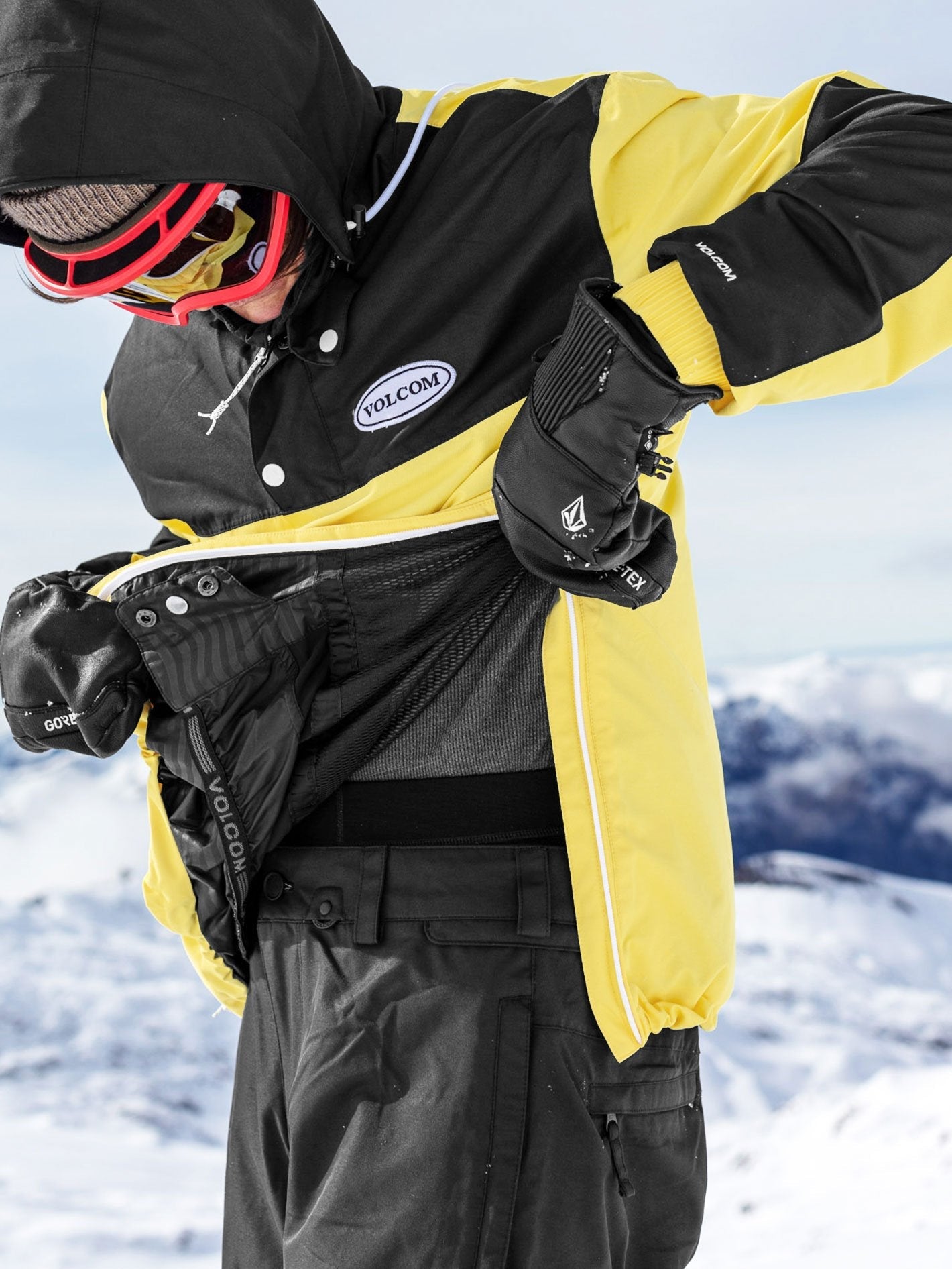Longo Pullover Jacket - FADED LEMON