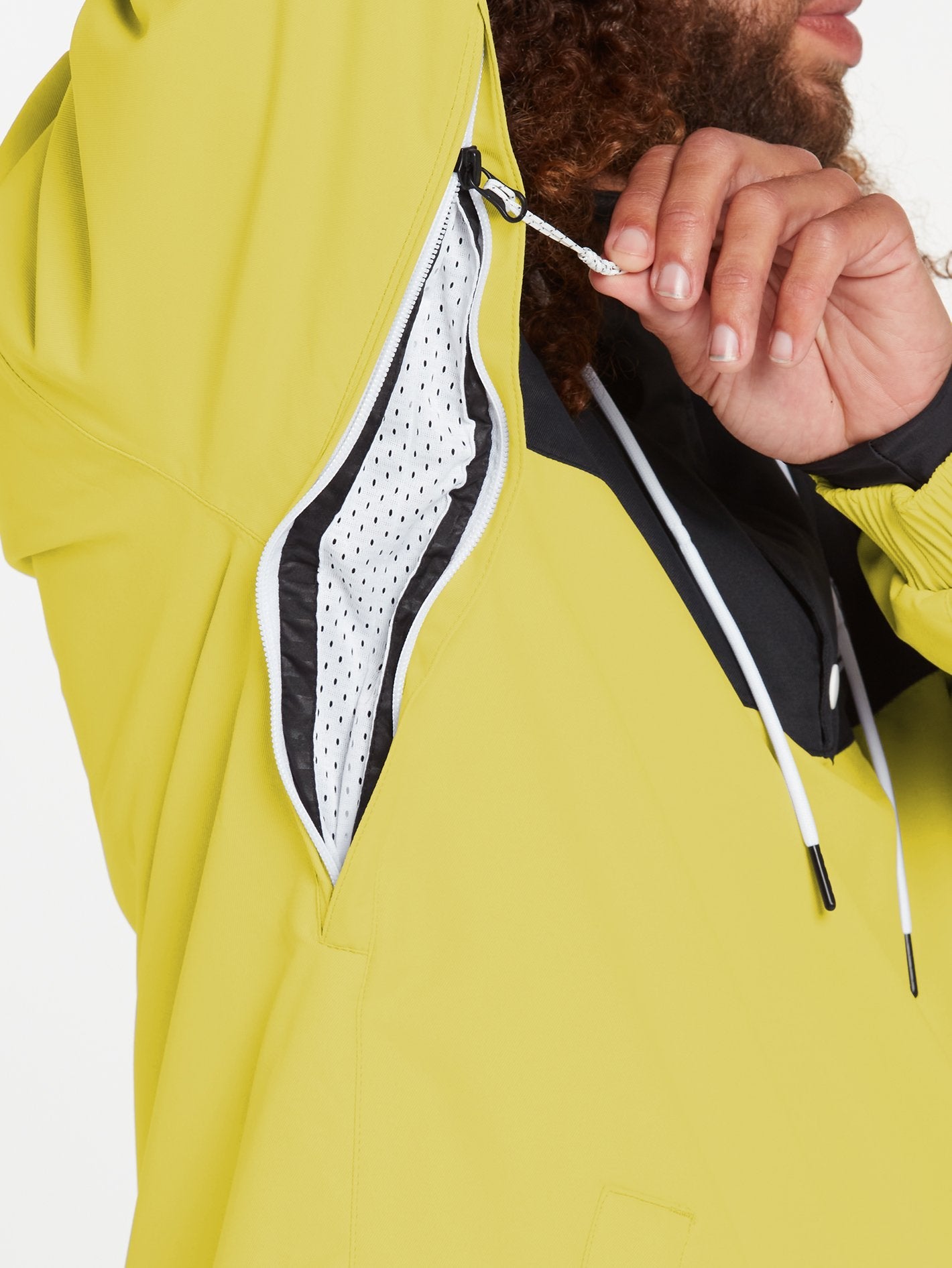 Longo Pullover Jacket - FADED LEMON
