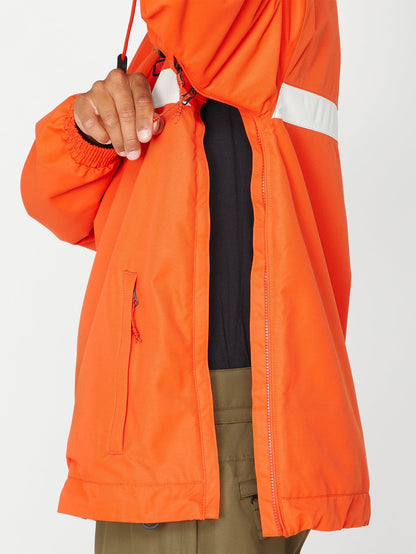 Longo Pullover Jacket - Orange Shock