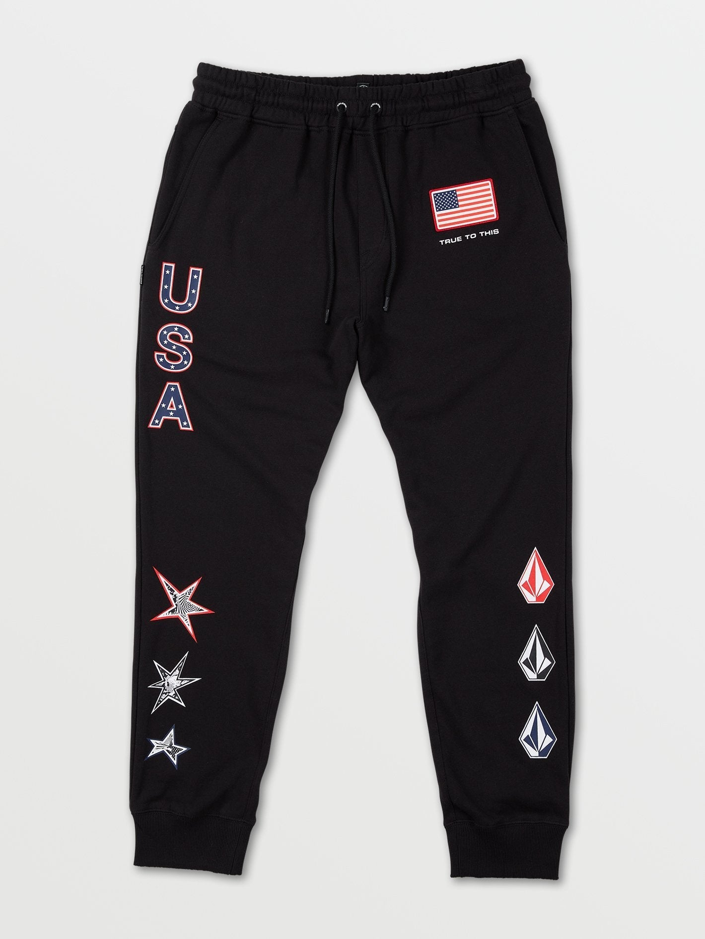 USST Iconic Stone Trousers - USST BLACK