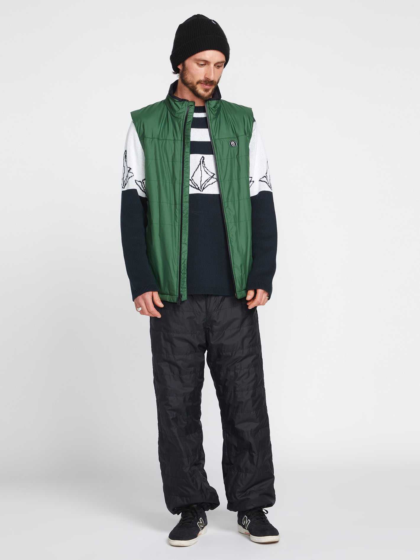 Utility Puff Trousers - Black (Unisex)