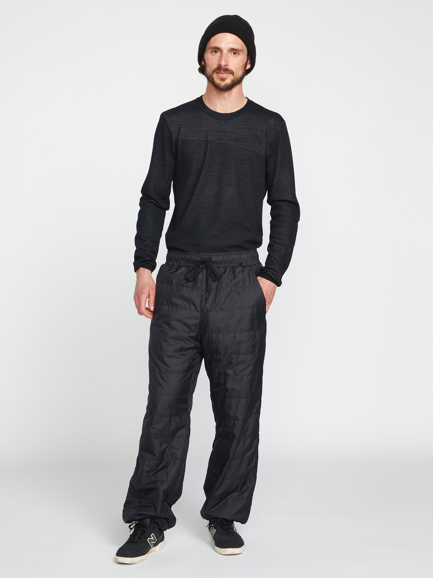 Utility Puff Trousers - Black (Unisex)