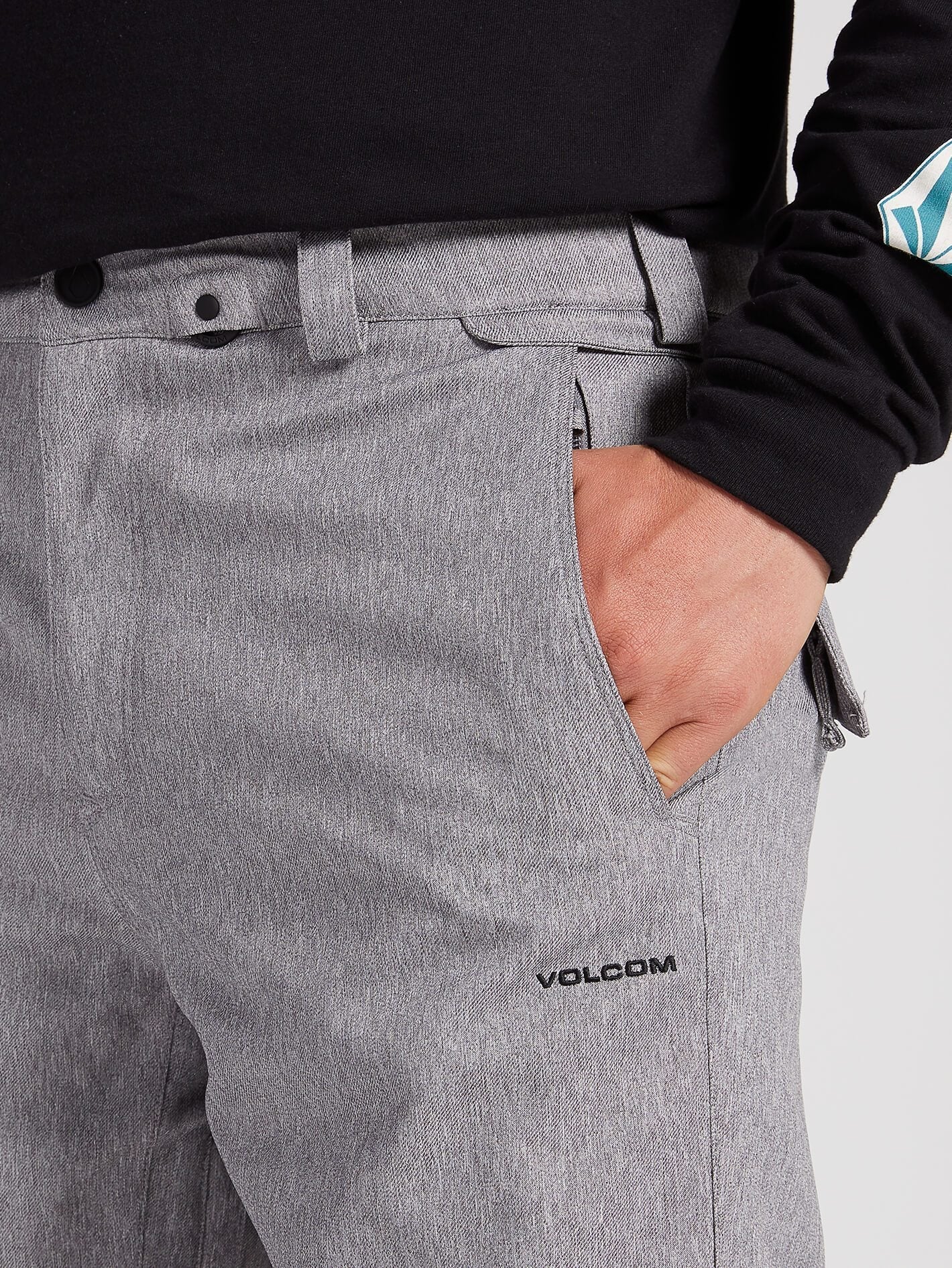 Mens Eastern Insulated Pants - Heather Grey
