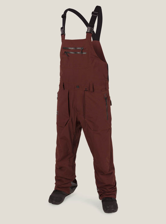 RAIN GTX BIB OVERALL BURNT RED