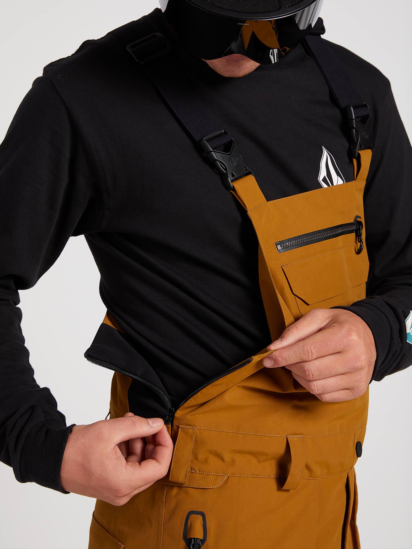 Rain GORE-TEX Bib Overall - Black Red