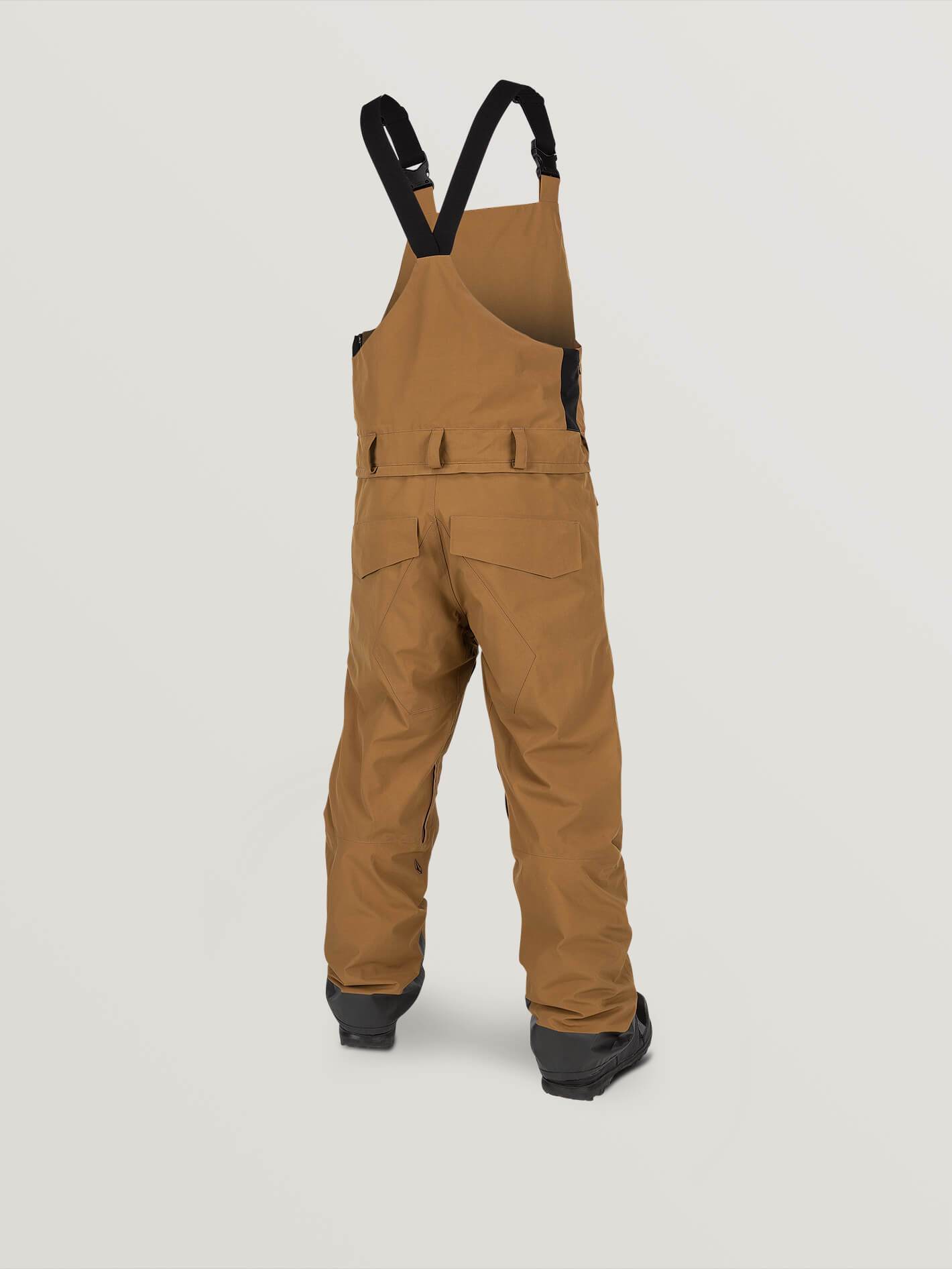 Mens Rain Gtx Bib Overall - Caramel