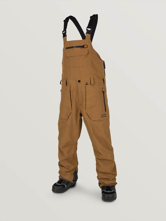 Mens Rain Gtx Bib Overall - Caramel