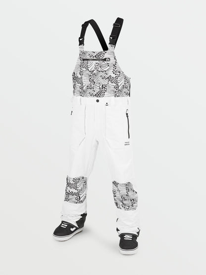 Rain Gore-Tex Bib Overall - WHITE PRINT
