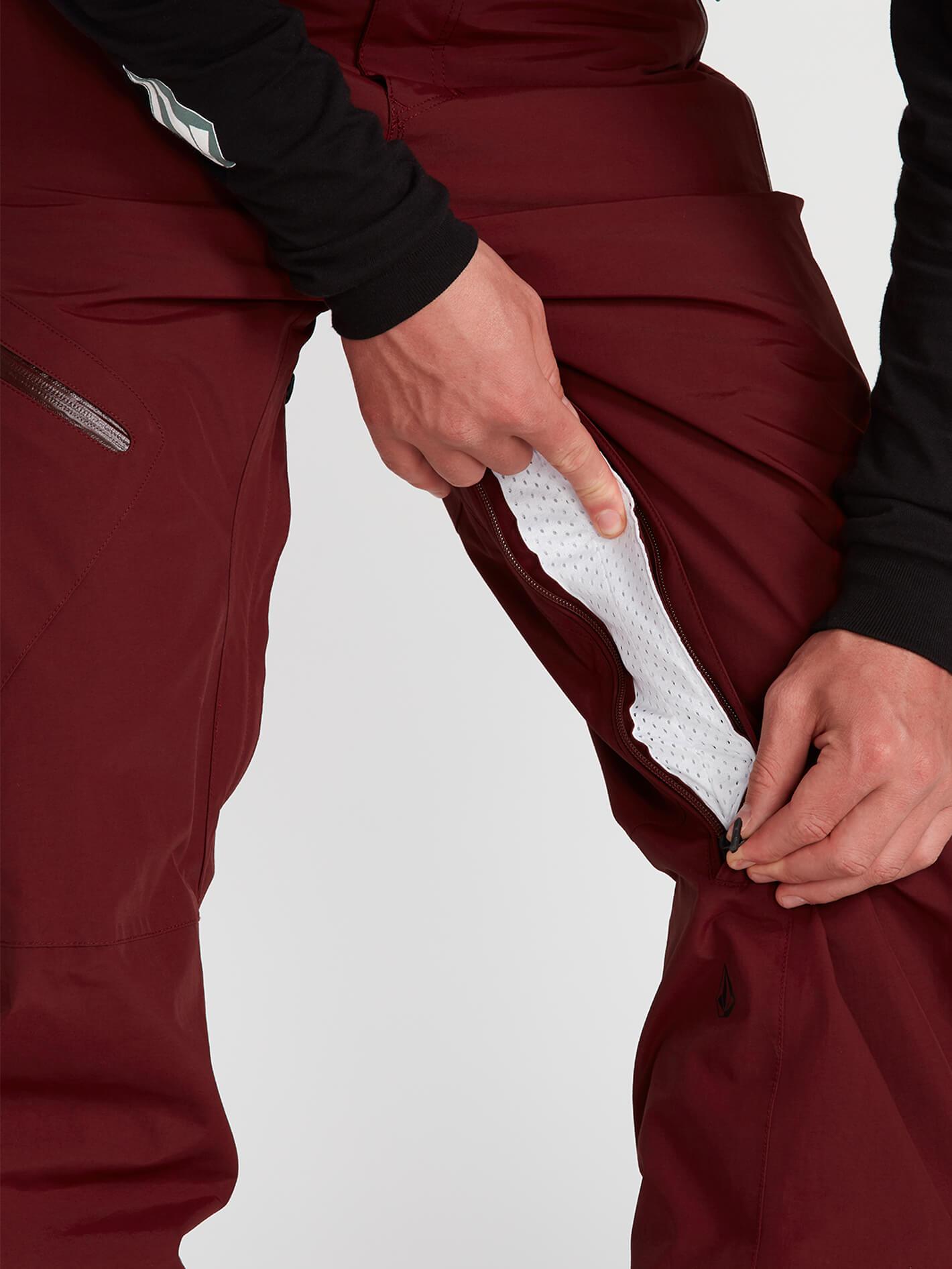 Mens L Gore-Tex Pants - Burnt Red