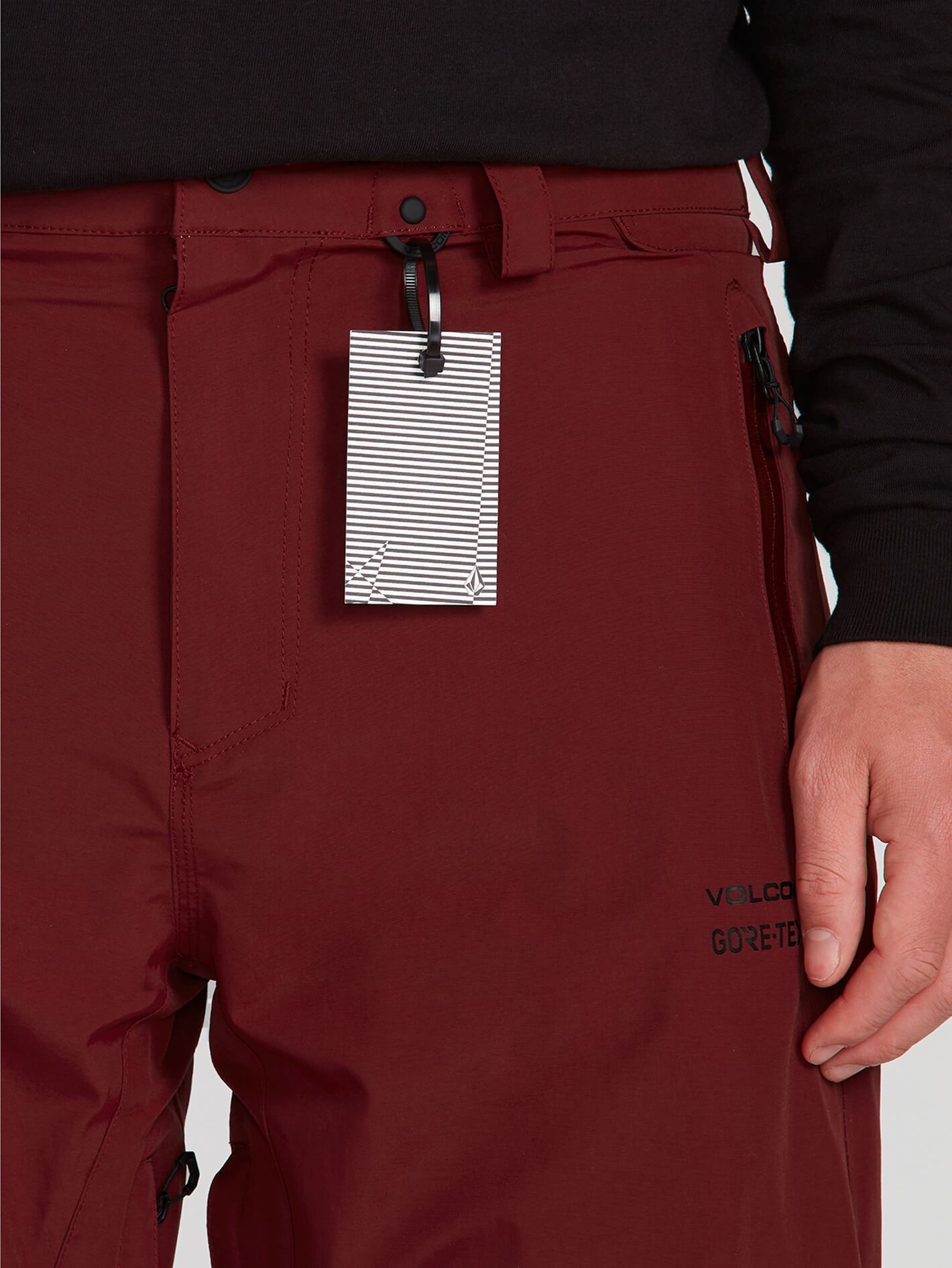 Mens L Gore-Tex Pants - Burnt Red