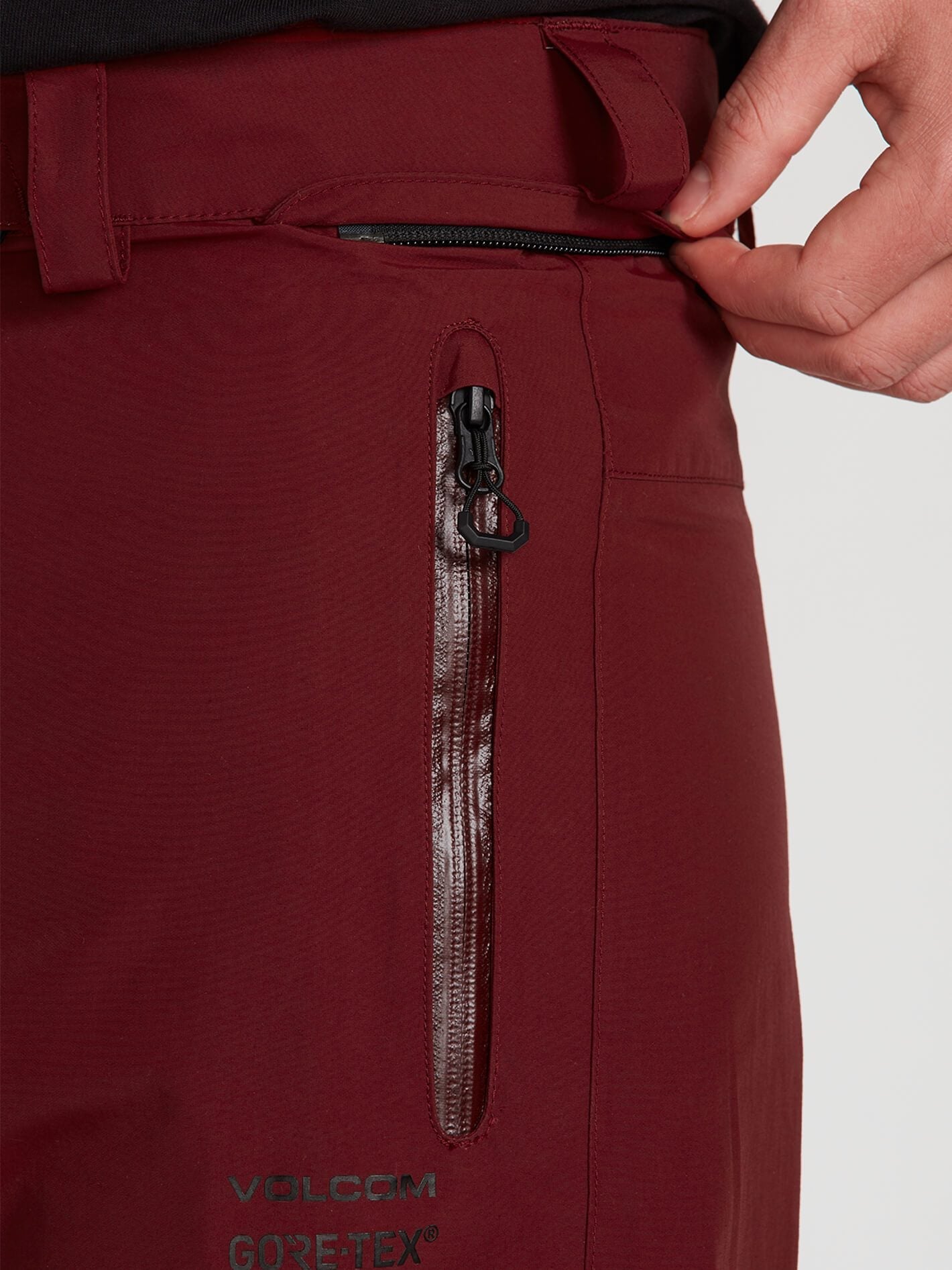 Mens L Gore-Tex Pants - Burnt Red