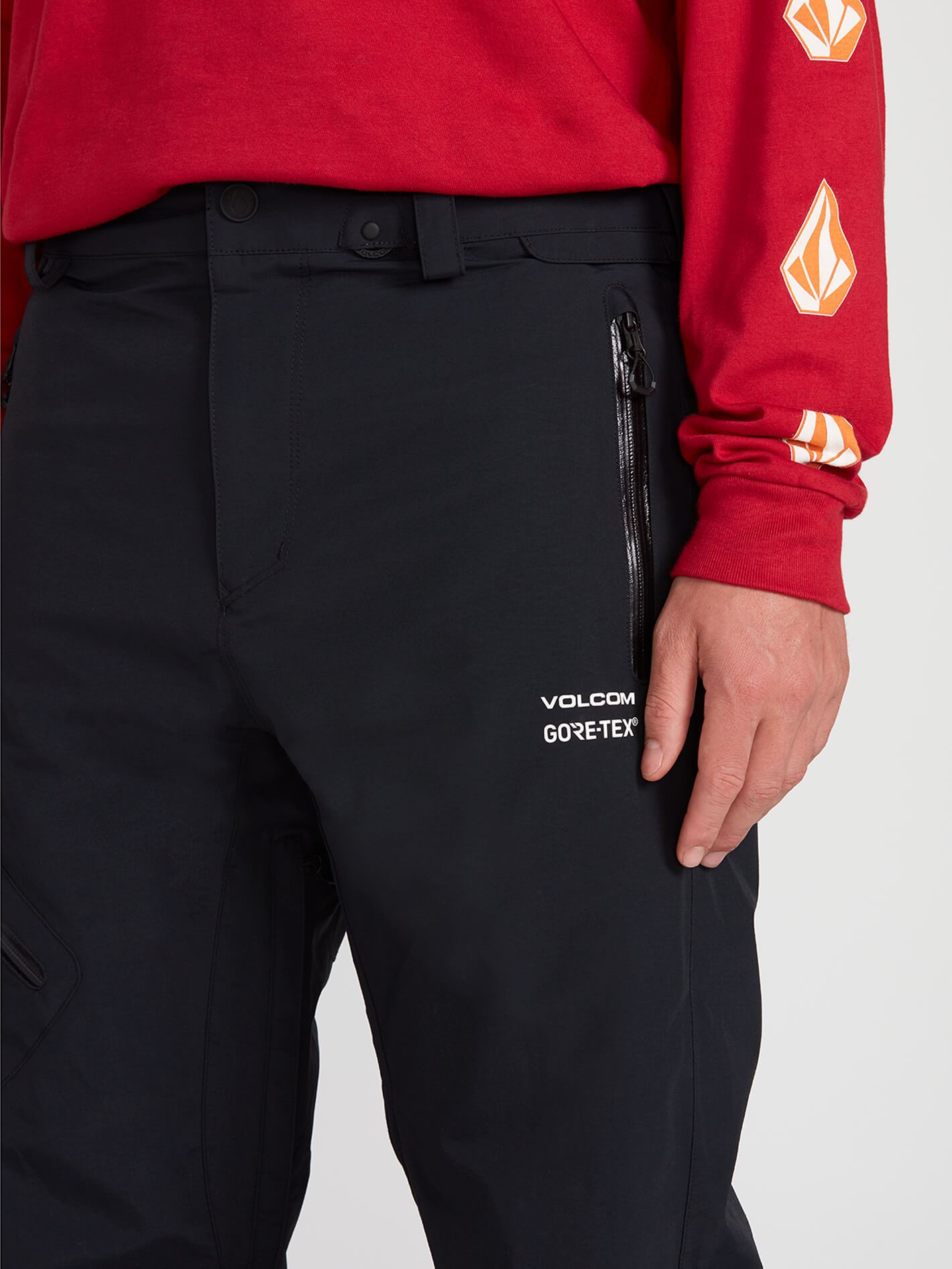 Mens L Gore-Tex Pants - Heather Grey