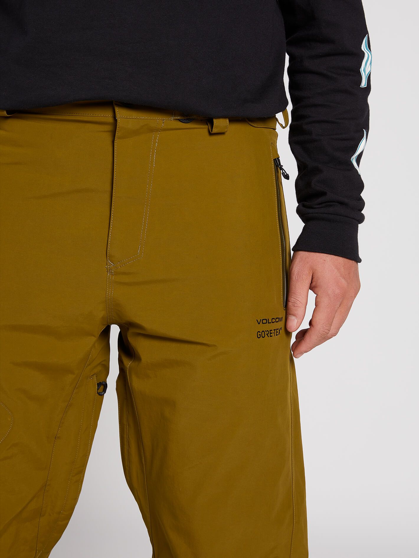 Mens L Gore-Tex Pants - Moss