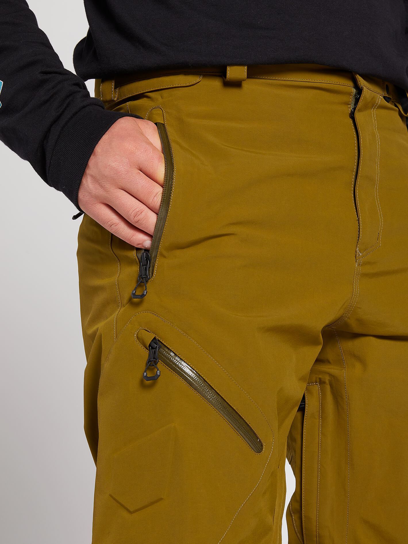 Mens L Gore-Tex Pants - Moss