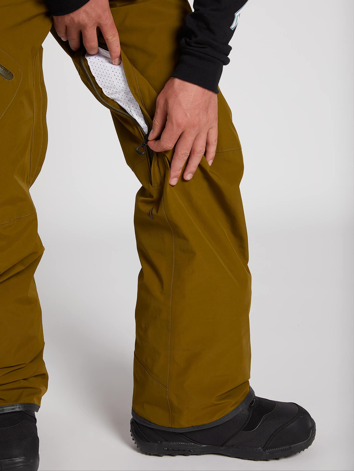 Mens L Gore-Tex Pants - Moss