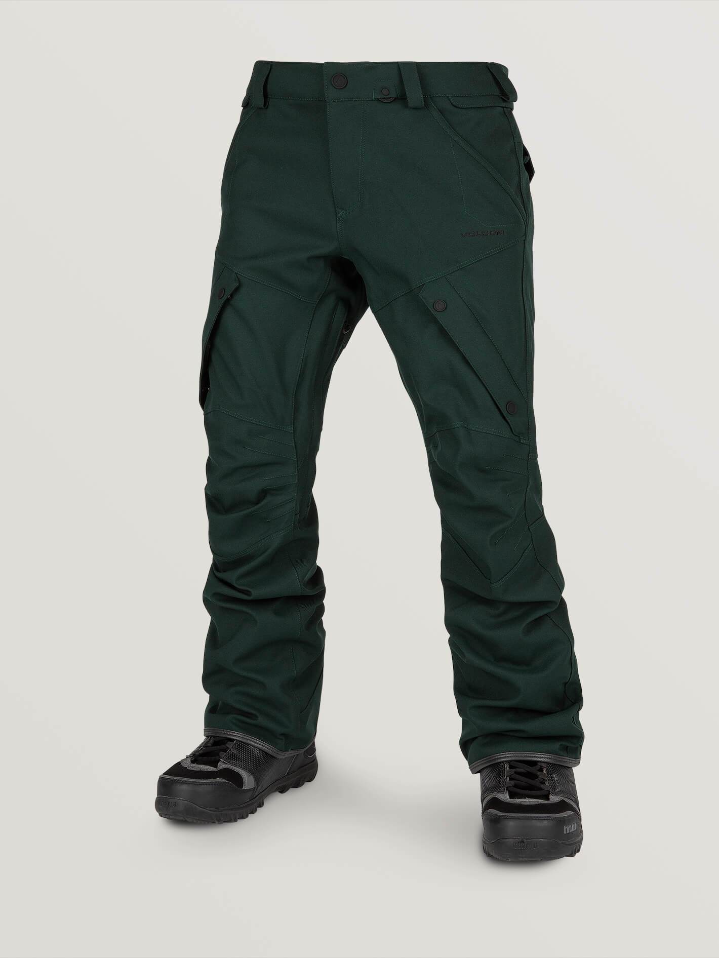 Mens Articulated Pants - Dark Green