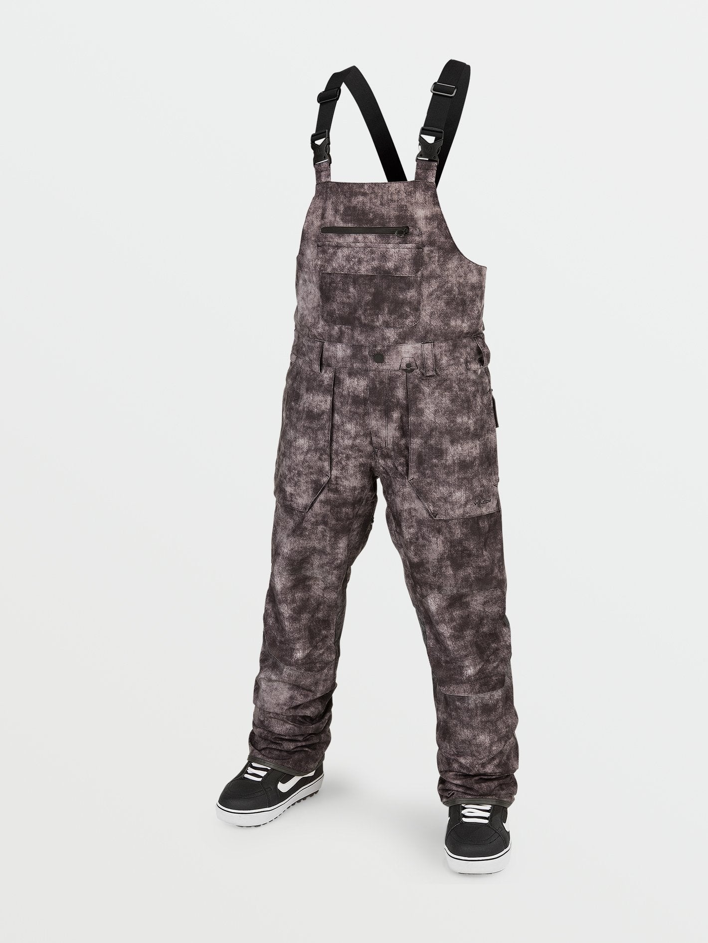 Roan Bib Overall - ACID BLACK