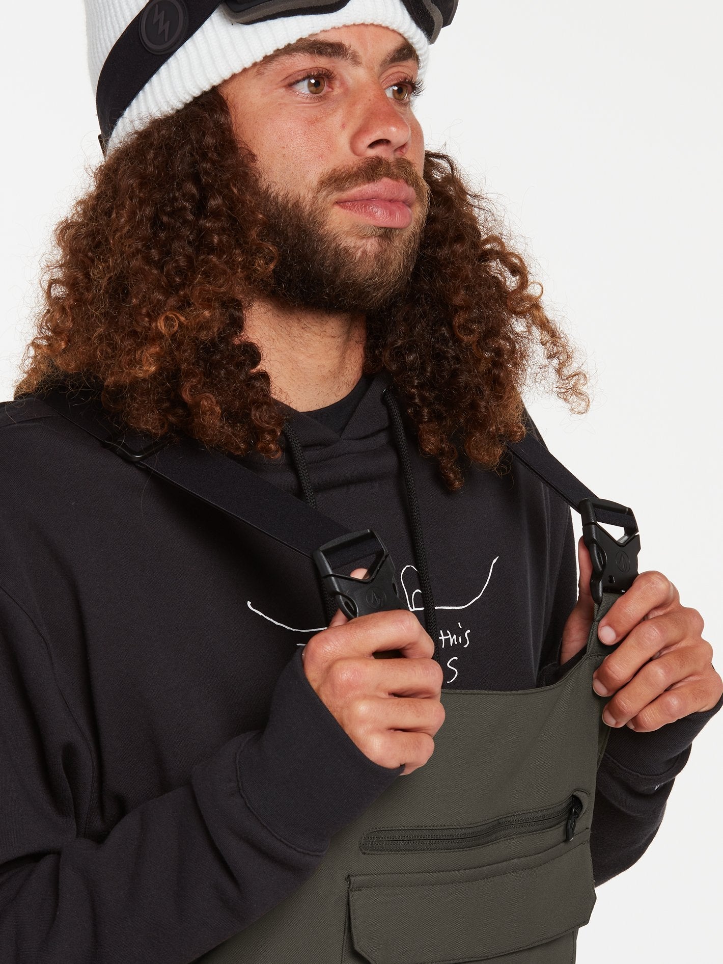 Roan Bib Overall - BLACK GREEN