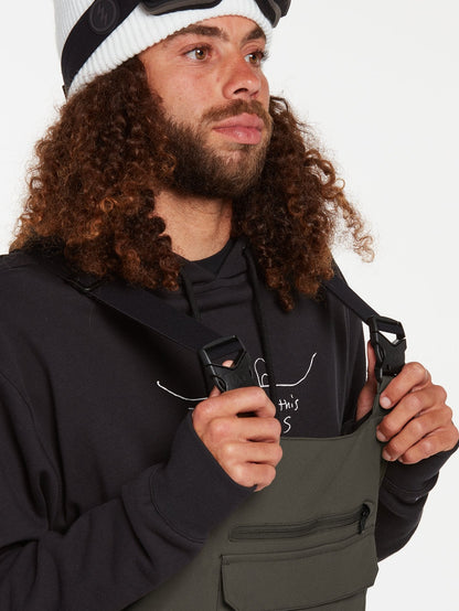 Roan Bib Overall - BLACK GREEN