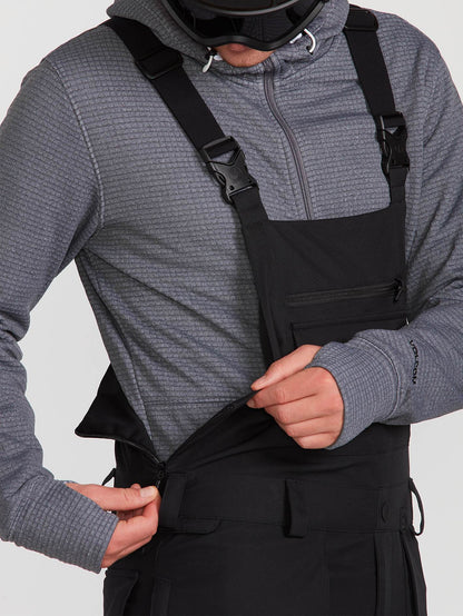 Roan Bib Overall - BLACK