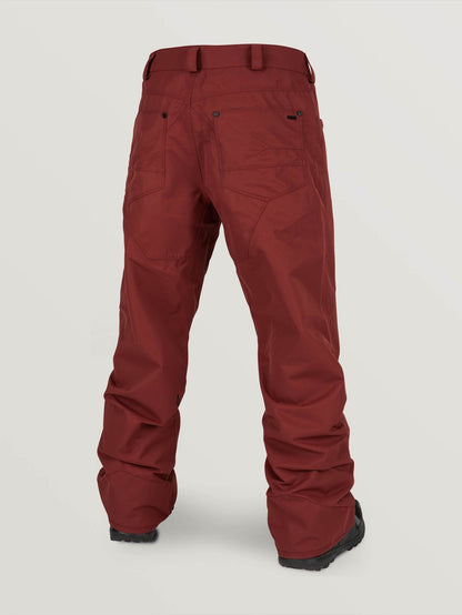 Mens Carbon Pants - Burnt Red