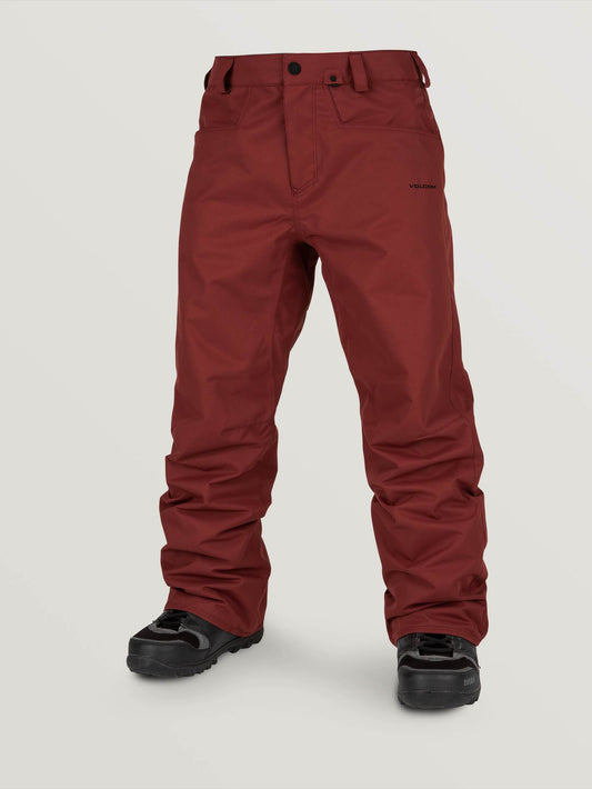 Mens Carbon Pants - Burnt Red