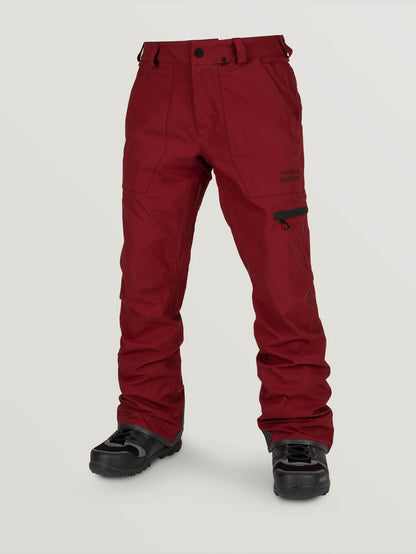 Mens Stretch Gore-Tex Pants - Burnt Red