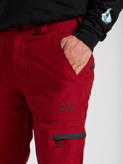 Mens Stretch Gore-Tex Pants - Resin Gold