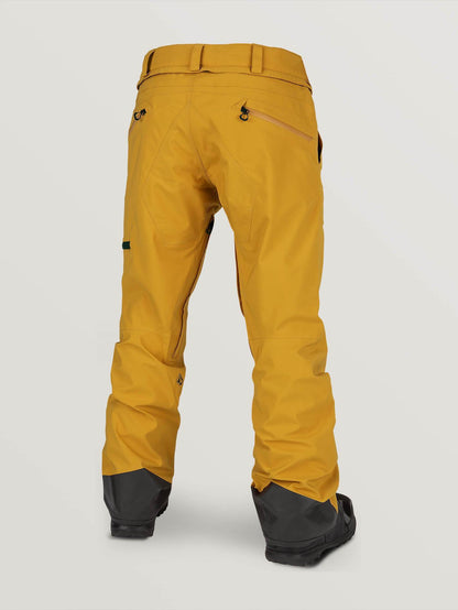 Mens Stretch Gore-Tex Pants - Resin Gold