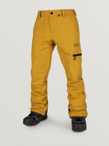 Mens Stretch Gore-Tex Pants - Resin Gold