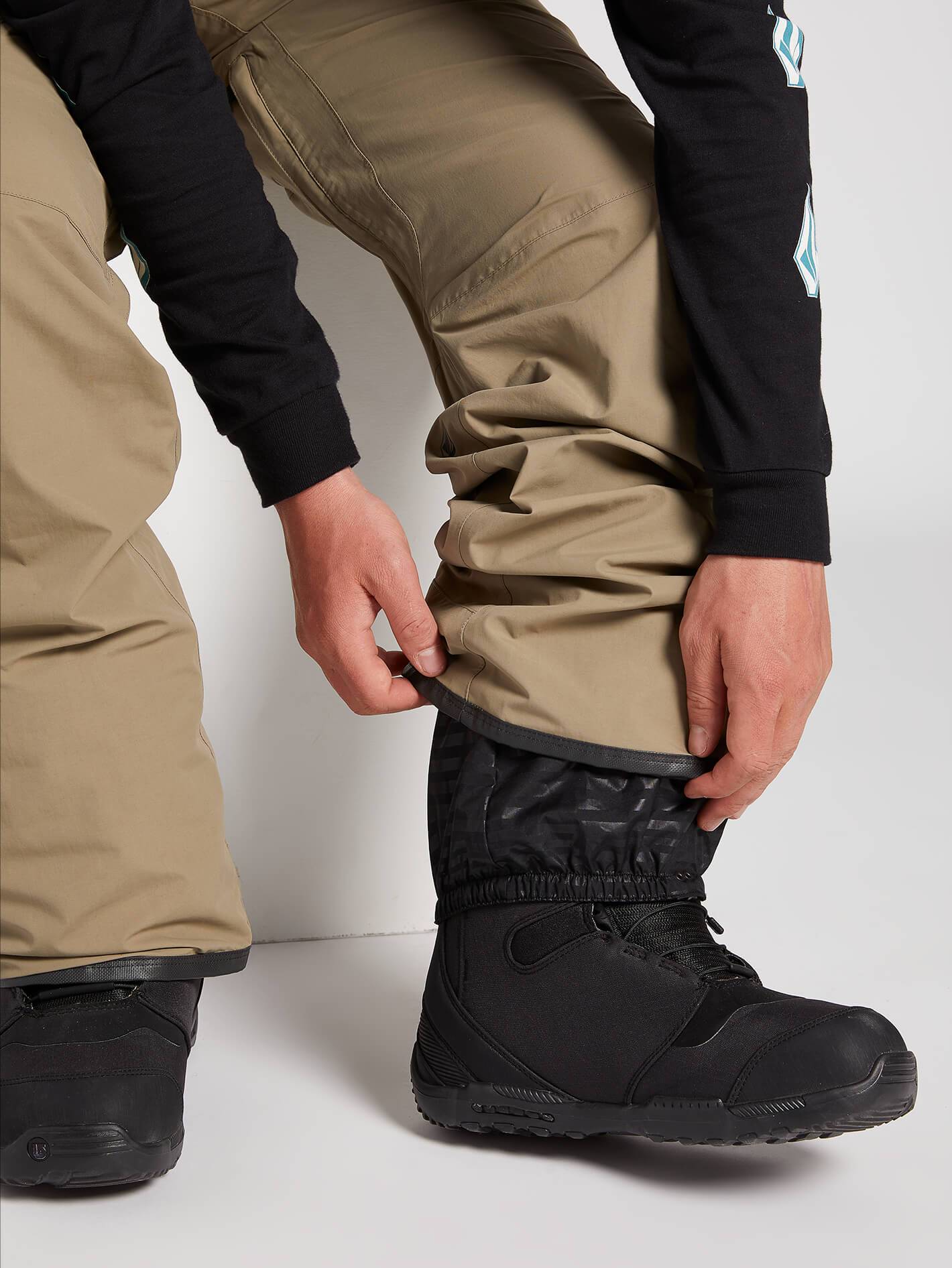 Mens L Gore-Tex Pants Tall - Black