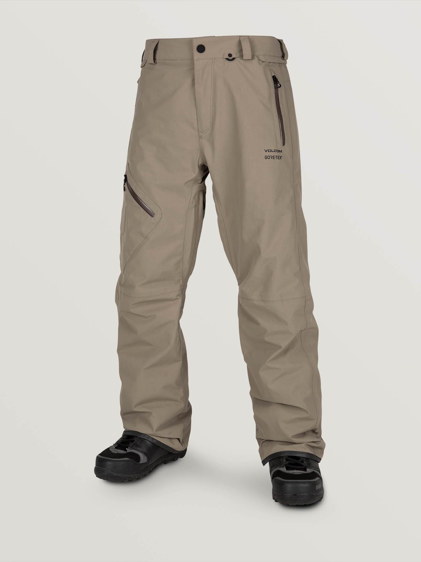 Mens L Gore-Tex Pants Tall - Teak